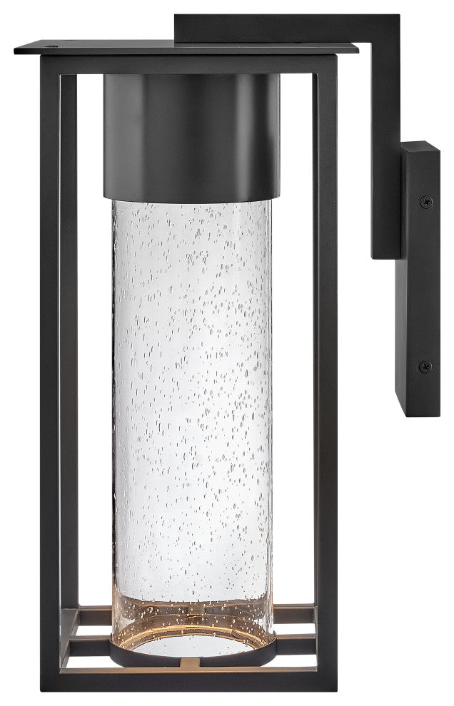 Hinkley Coen Medium Wall Mount Lantern, Black