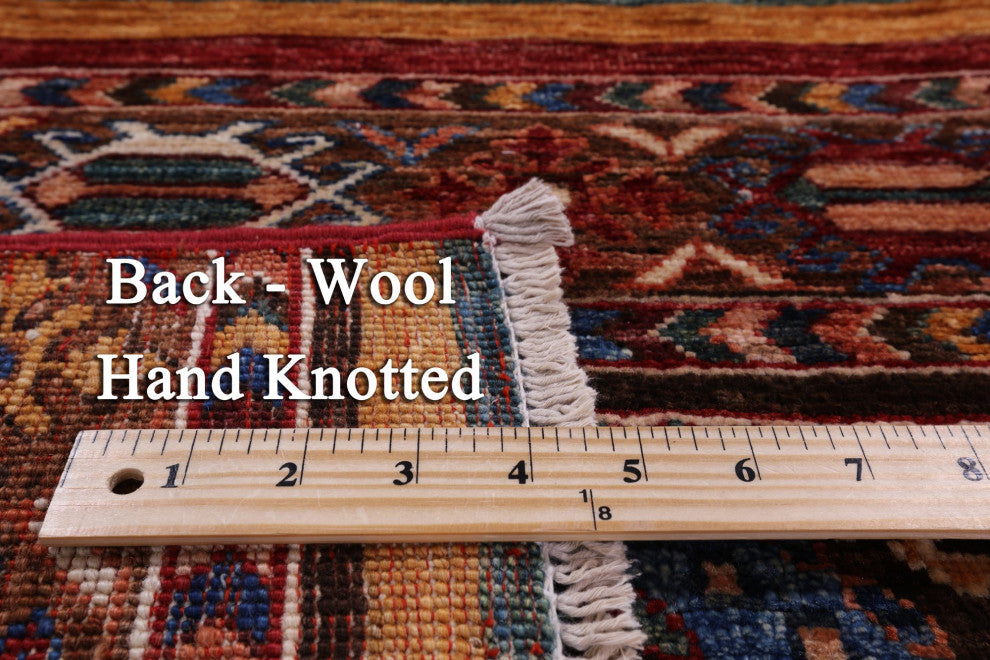 3' 5" X 5' 5" Khorjin Super Kazak Hand Knotted Rug Q5439