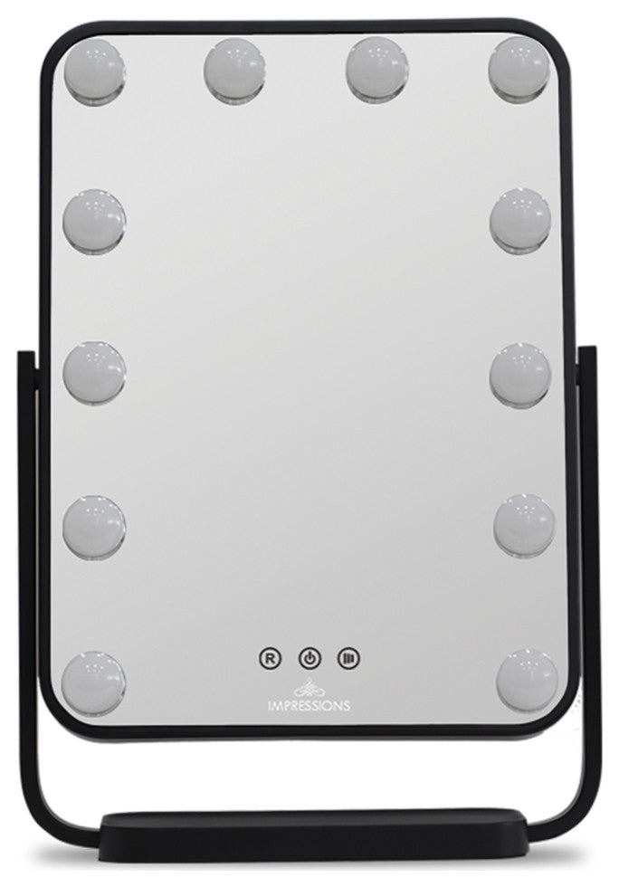 Contour Tri Tone Led Makeup Mirror, Black