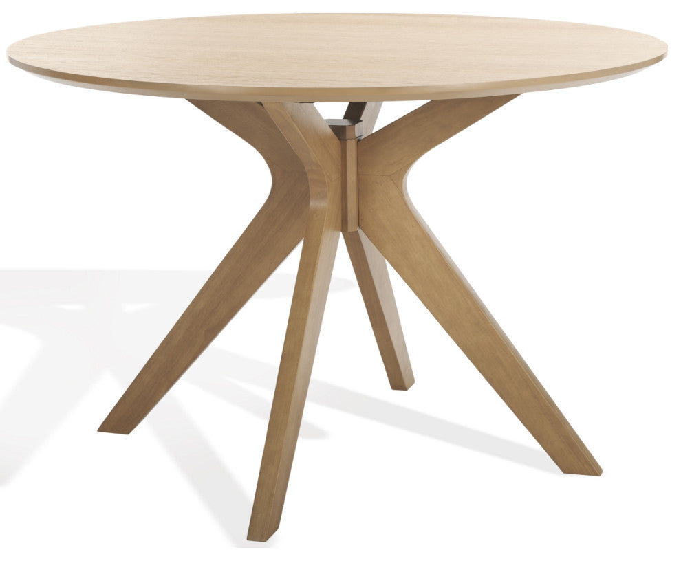 Safavieh Couture Carolee 46" Round Dining Table, Natural