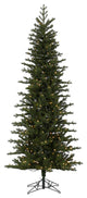Vickerman Hillside Pencil Spruce Tree, 9', Warm White LED Lights