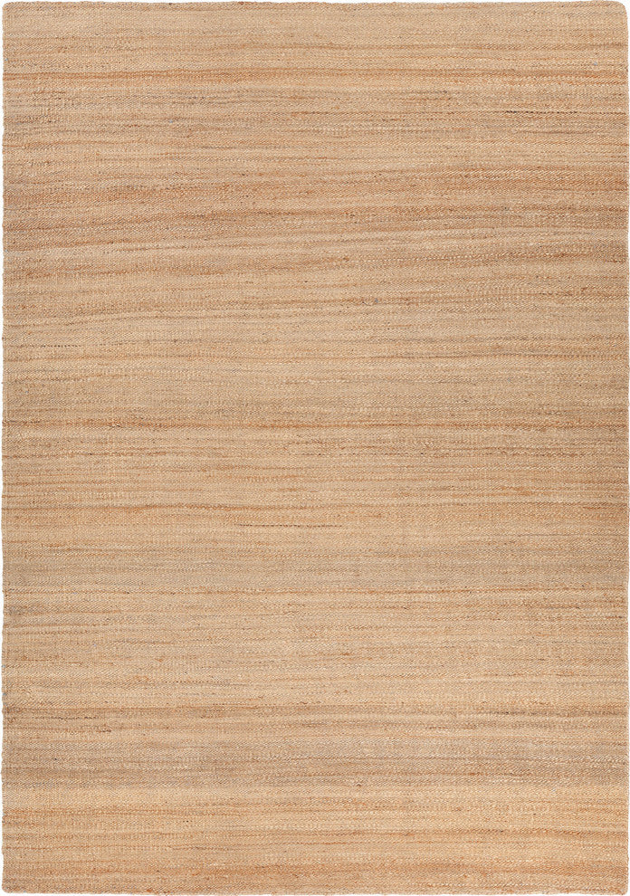 Mabel Handwoven Contemporary Rug, Natural, Rectangular 5'x7'6