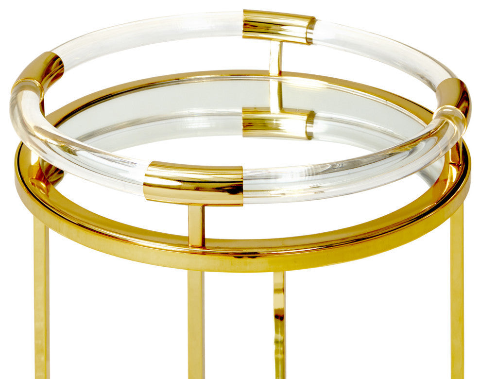 Jacques Round Bar Cart