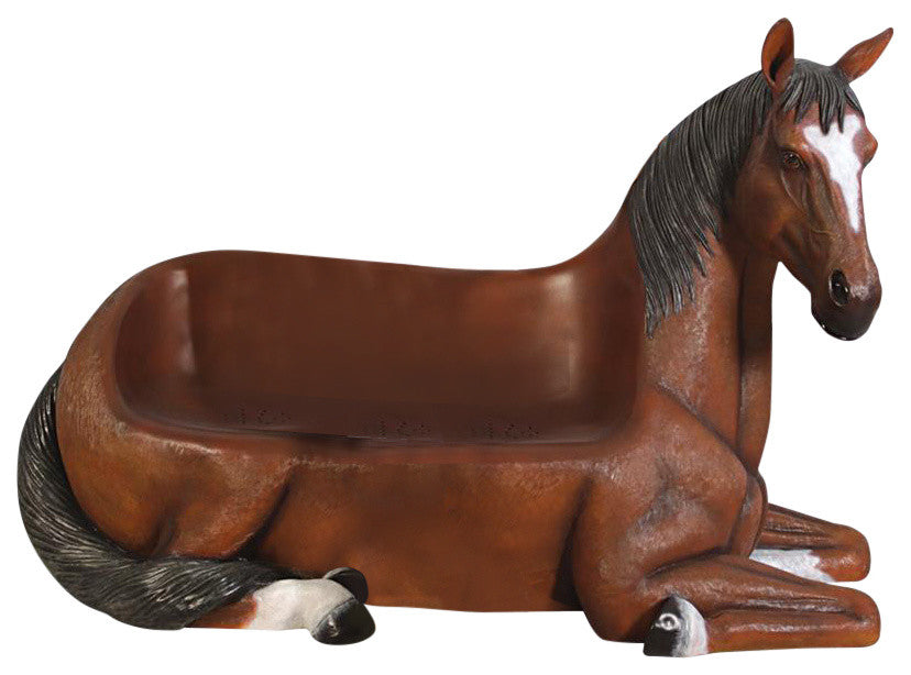 Saddle Up Horse Bench