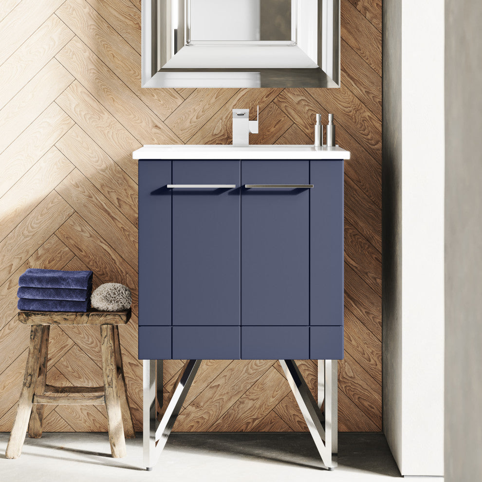 Annecy 24" Bathroom Vanity, Cinder Purple