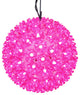 100Lt X 7.5" Led Pink Starlight Sphere