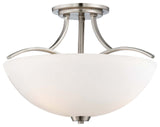 Minka Lavery Overland Park 3 Light Semi Flush