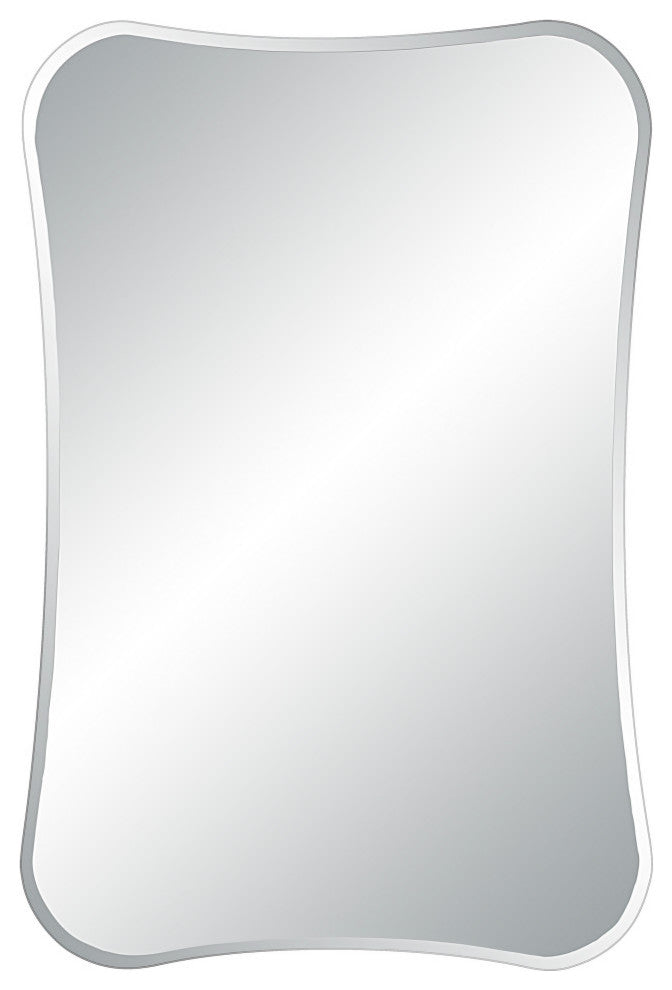Kalmia 36" Tall Rectangular Irregular Mirror