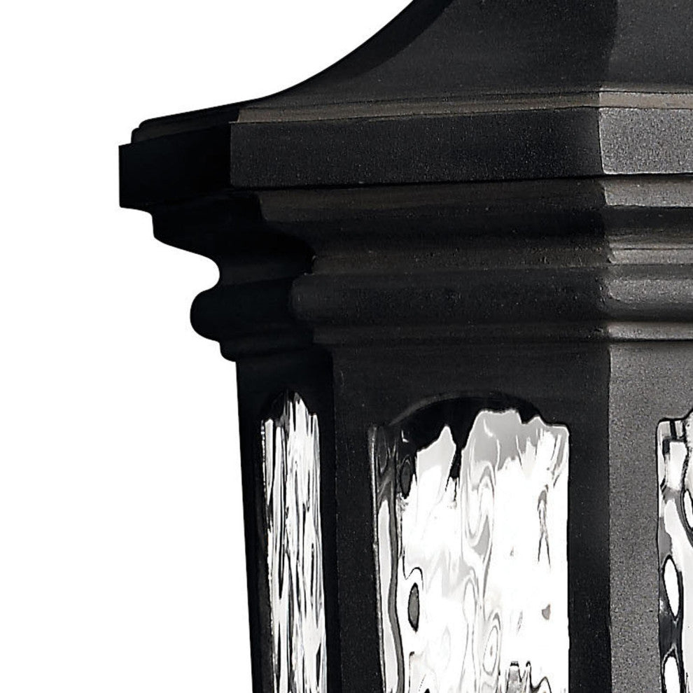 Hinkley Raley Double Extra Large Wall Mount Lantern, Museum Black