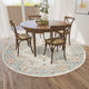 Indoor/Outdoor Marbella MB1 Ivory Machine Washable 10' x 10' Round Rug
