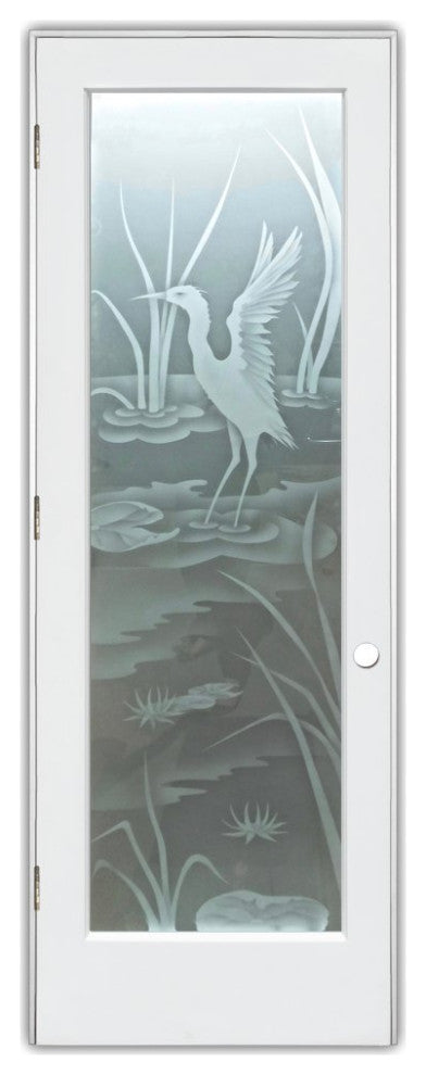 Interior Prehung Door or Interior Slab Door - Cranes A - Primed - 28" x 96"...