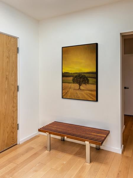 "Country Meadows" Floater Framed Painting Print on Canvas, 40"x60"