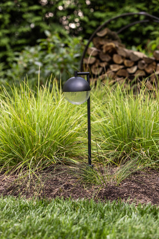 Hinkley Revolve Led Path Light, Satin Black