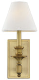 Washburn 1-Light Wall Sconce, Warm Brass