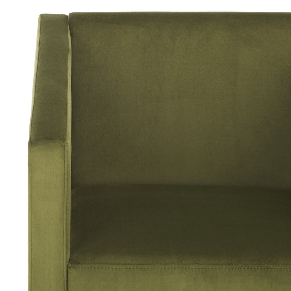 Safavieh Ylva Accent Chair, Olive Green