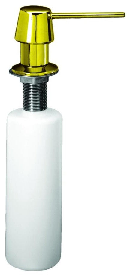 Heavy Duty Soap/Lotion Dispenser In Polished Brass