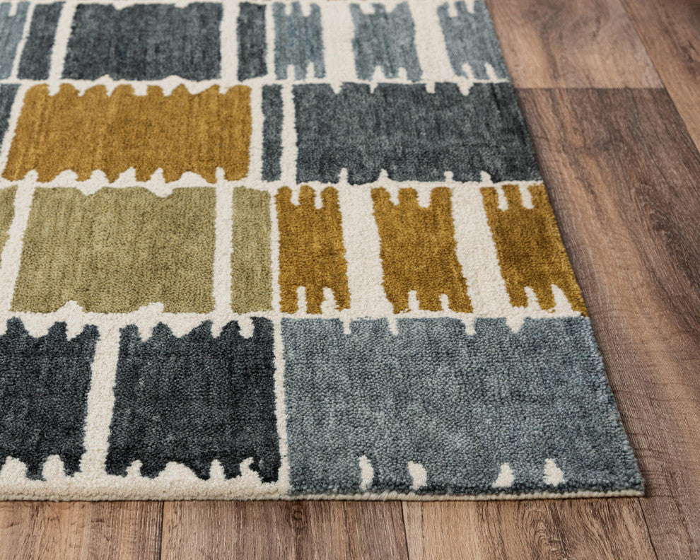 Rizzy Home Tetra Collection, 7'9" x 9'9" Rug