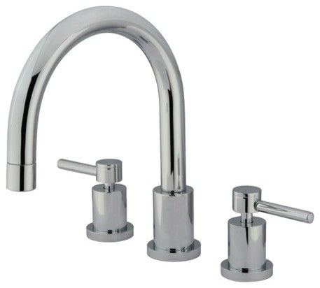 Kingston Brass Roman Tub Faucet, Polished Chrome