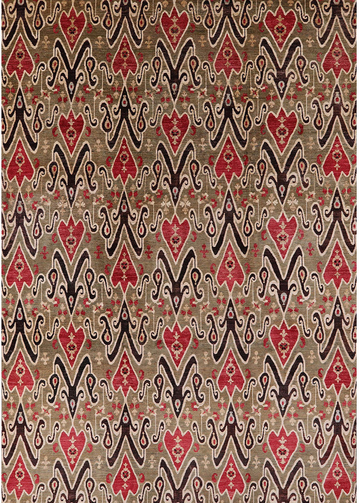 Ahgly Company Indoor Rectangle Mid-Century Modern Area Rugs, 2' x 5'
