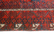 Semi-Antique Alifkhan Red/Navy Runner, 3'3x5'11
