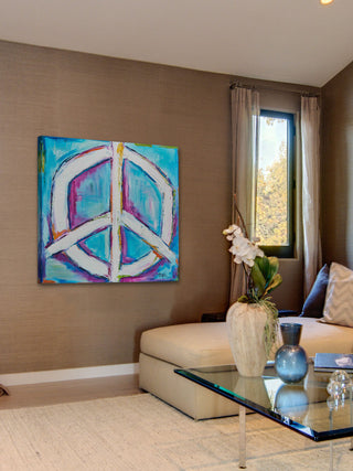 "Bright Peace" Painting Print on Wrapped Canvas