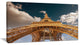 "Beautiful View of Paris Eiffel Tower Under Dark Sky" Wall Art, 60"x28", 1 Panel