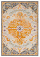Surya Panipat PNP-2301 5'x7'6" Rug, Burnt Orange/Khaki/Mustard/Black/Blue/Green
