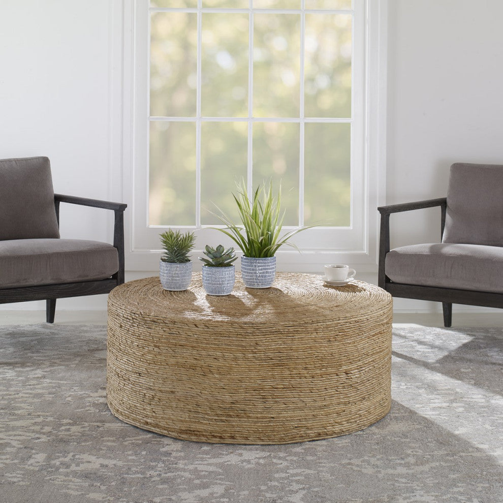 Uttermost Rora Woven Round Coffee Table 25172
