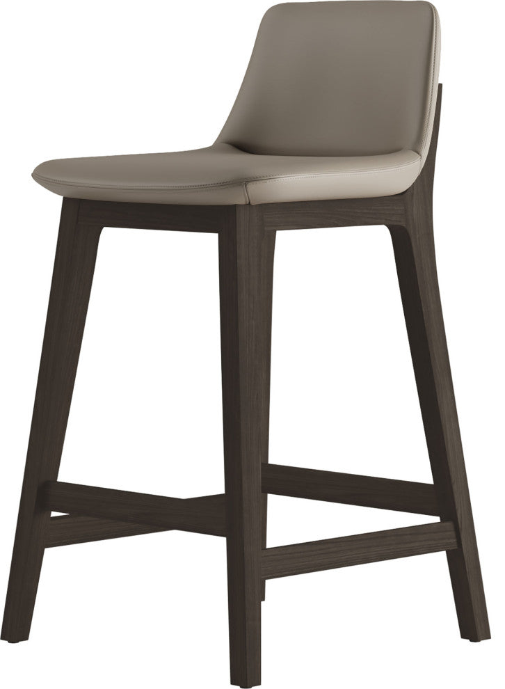 Mercer Counter Stool, Castle Gray Eco Leather