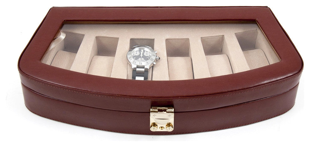 Leather 6-Watch Case
