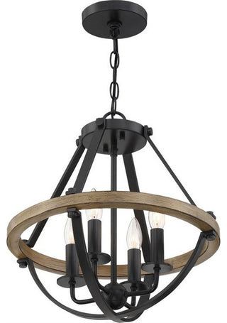 Bartlett 4-Light Pendant, Earth Black
