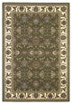 Cambridge 7314 Green, Ivory Kashan, 7''7" Round