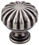 Melon Knob - Pewter Antique, TKM1596