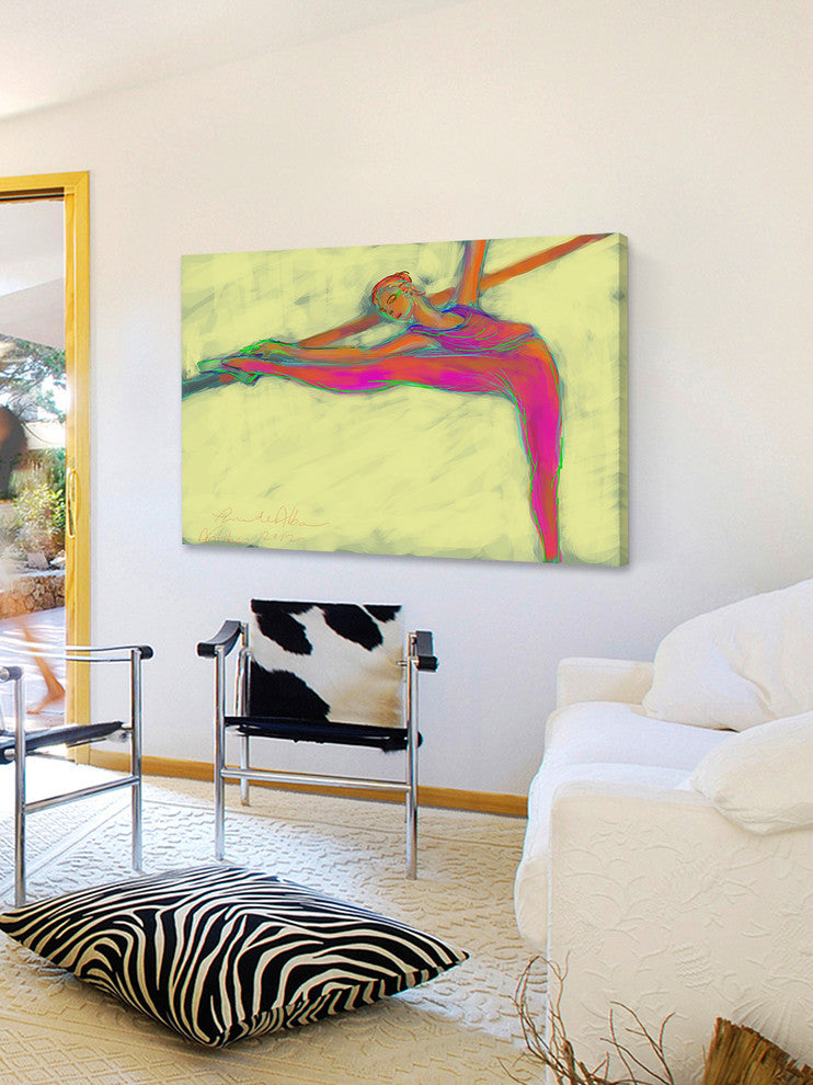 Marmont Hill, "Attitude" by Arthur Pina Painting Print on Wrapped Canvas, 30x20
