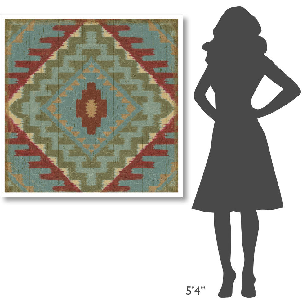 "Country Mood Tile VII" Digital Paper Print by James Wiens, 42"x42"