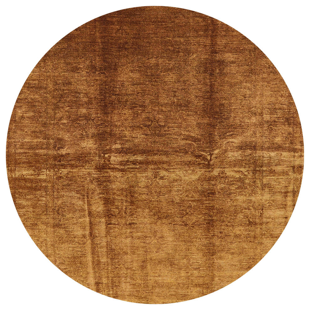Ahgly Company Indoor Round Mid-Century Modern Area Rugs, 4' Round