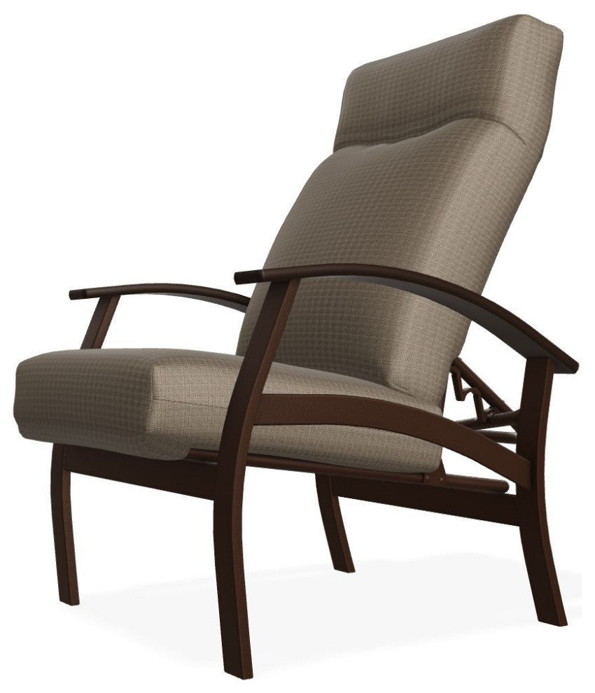 Belle Isle Cushion Outdoor Adjustable Back Chair, Bliss Sand/Kona