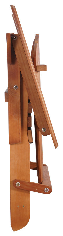 Oceanic Adirondack Chaise Foldable Chair, Walnut, Chair and Table Set