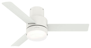 Hunter 44" Gimour Matte White Ceiling Fan, LED Light and Remote Control