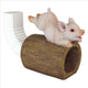 Hog Wild Pig Rain Gutter