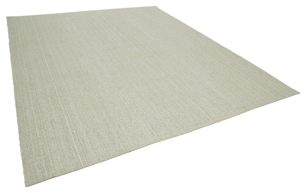 Rug N Carpet - Handmade Turkish 9' 3'' x 11' 3'' Decorative Wool Kilim Rug