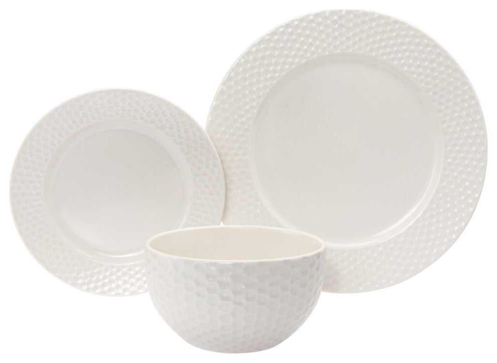 Fossette 18 Piece Porcelain Dinnerware Set