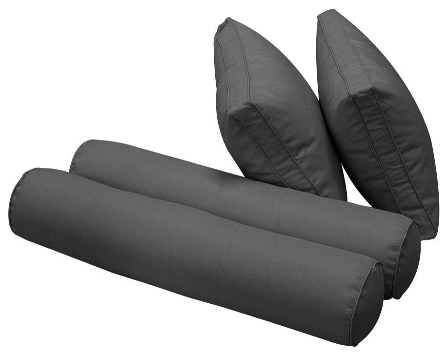 S1 Queen Size 5PC Pipe Daybed Mattress Cushion Bolster Pillow Complete Set AD003