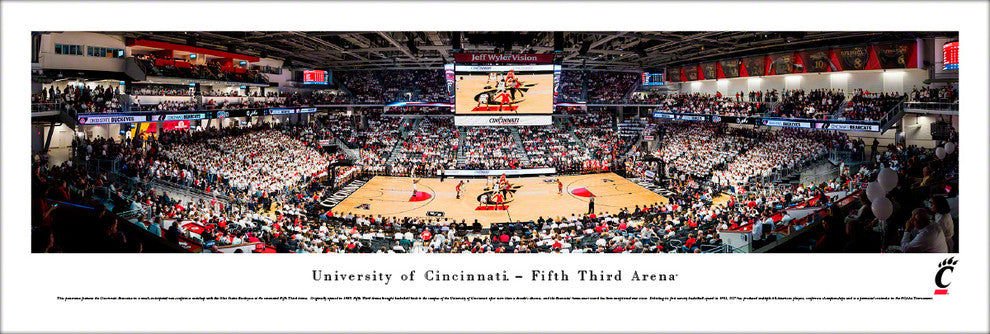 Cincinnati Bearcats Basketball - Unframed