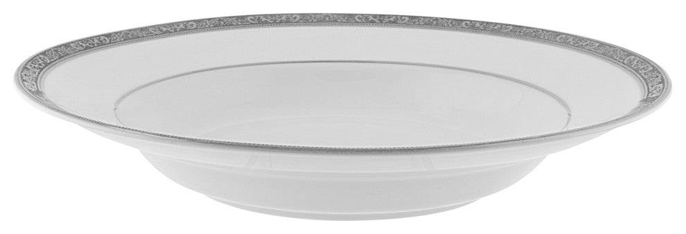 Paradise Soup, Set of 6, Platinum Rim
