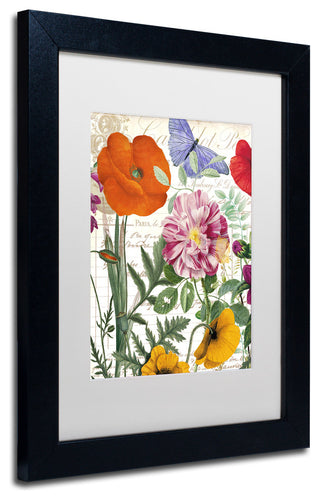Color Bakery 'Printemps' Matted Framed Art, Black Frame, White Mat, 11x14