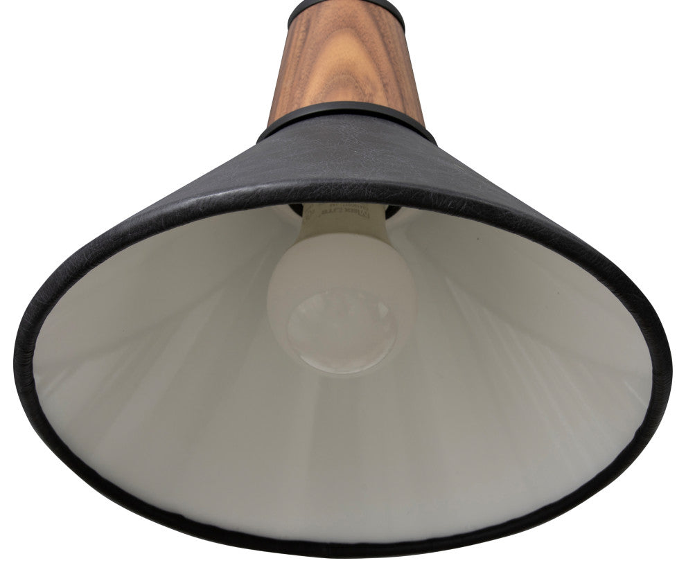 Cullen Chandelier-Black Leather