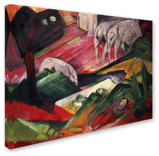 'The Dream' Canvas Art by Franz Marc
