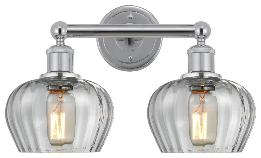 Innovations 616-2W-PC-G92 Fenton 2 Light 15.5" Bath Vanity Light Polished Chrome