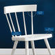 Side Dining Chair, White, Wood, Modern, Kitchen Bistro Restaurant Hospitality